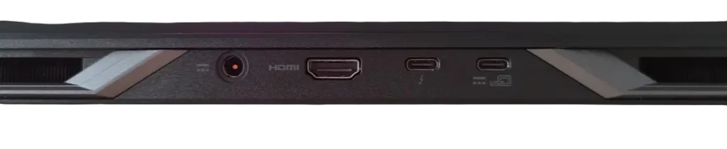 Acer Predator Helios Neo 16 AI Back Ports