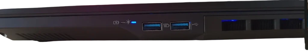 Acer Predator Helios Neo 16 AI Right Side Ports