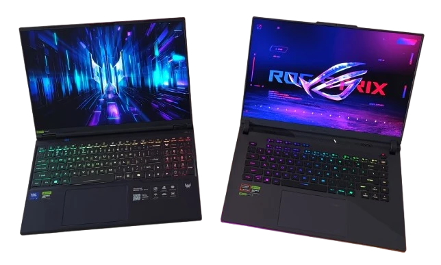 Build Quality and Design of ASUS ROG Strix G16 Vs Acer Predator Helios Neo 16 AI
